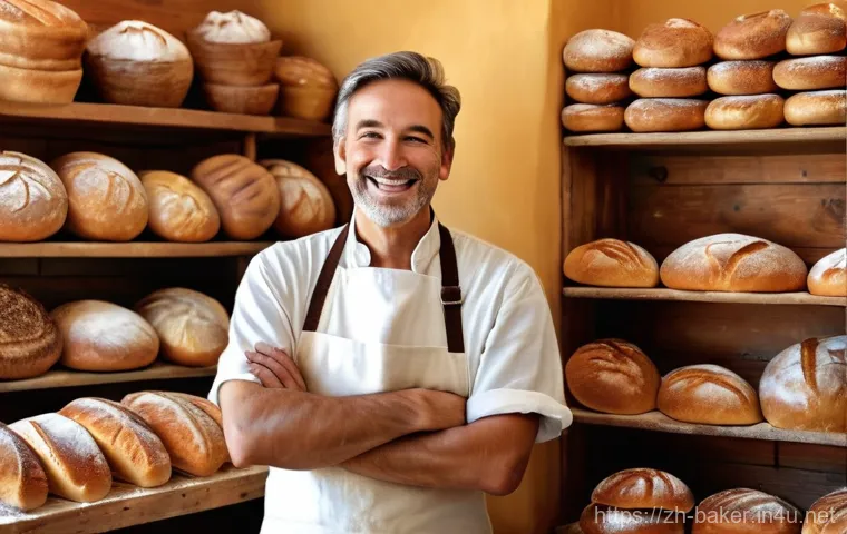 제과제빵 자격증 난이도 비교 - **Prompt: "A young, enthusiastic pastry apprentice, female, around 20 years old, with her hair neatl...