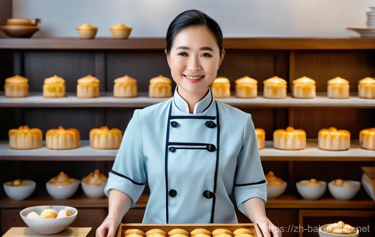 제과제빵 자격증 시험 일정 확인법 - A focused and diligent young male Western pastry chef in his late 20s, wearing a crisp white chef's ...
